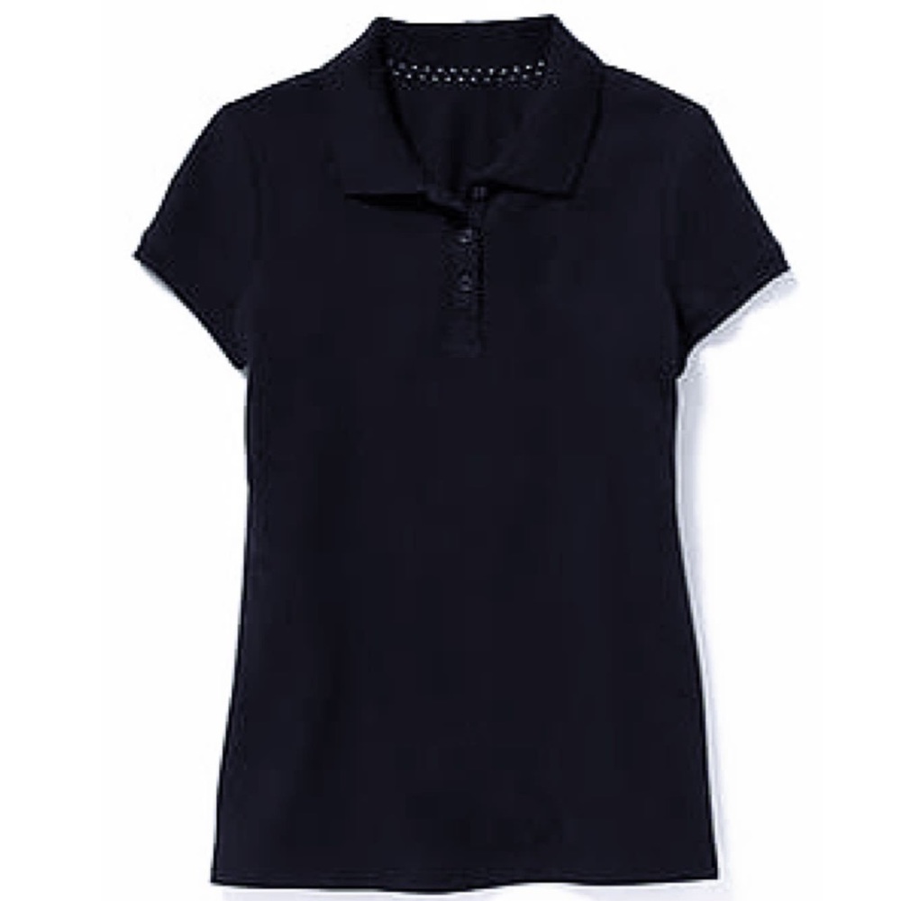 OLD NAVY Girl’s Short-Sleeve Pique Polo in Black